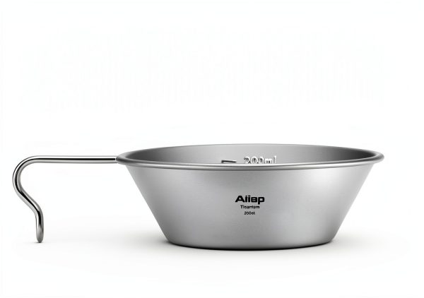 ATiAP Titanium Camping Bowl Lightweight Outdoor Meal Bowl-4