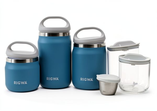 RIGWA LIFE Camping Bowls Insulated Stainless Steel Pods-0