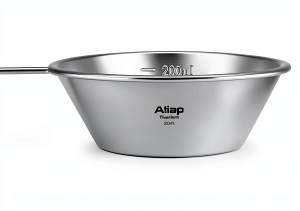 ATiAP Titanium Camping Bowl Lightweight Outdoor Meal Bowl-1