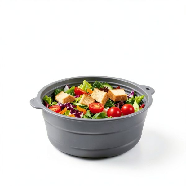 Fchil Collapsible Silicone Bowl Camping Mixing Storage-7