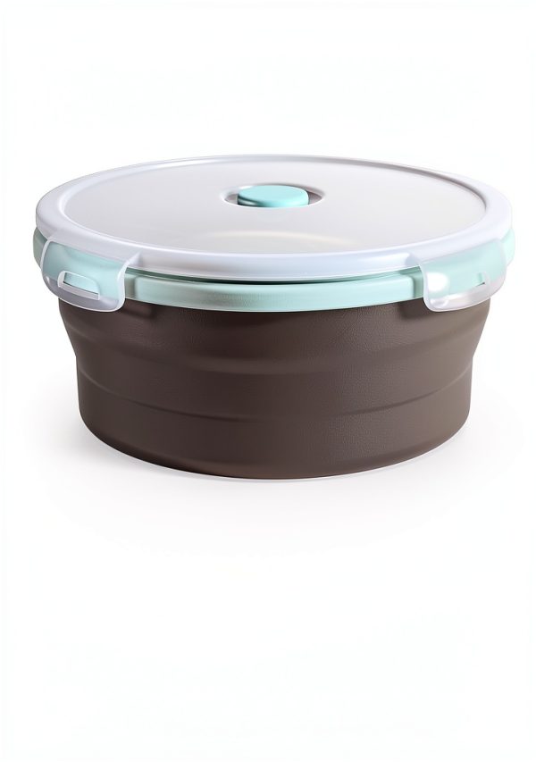 Meyeyaia Collapsible Camping Bowl Durable Silicone Space-1