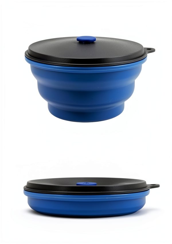 Mr Peanuts Collapsible Silicone Bowl Set Camping Durable-1