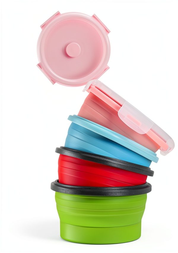 Suclain Collapsible Silicone Camping Bowls Foldable-0