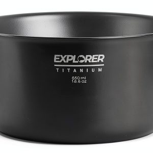 Explorer Bear Titanium Camping Bowl Foldable Heat Resistant-0