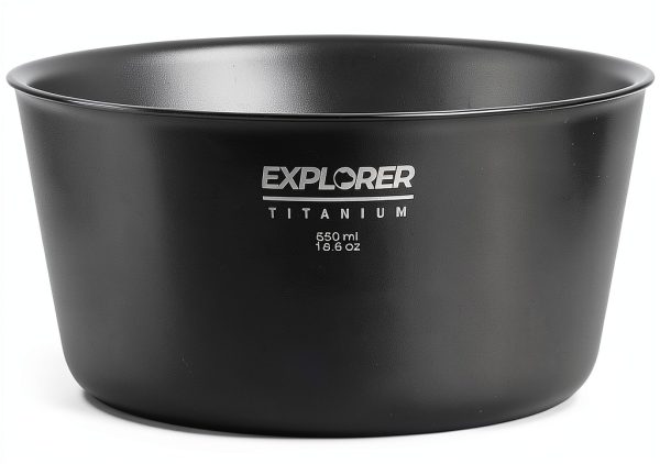 Explorer Bear Titanium Camping Bowl Foldable Heat Resistant-0