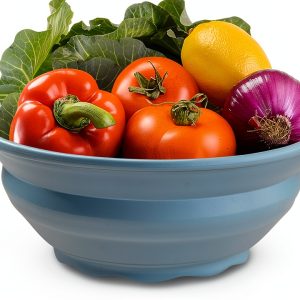 Jovilife Collapsible Silicone Bowl Camping Microwave Safe-0