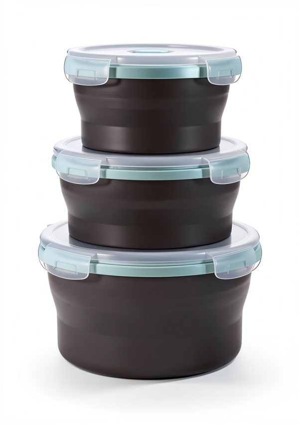 Meyeyaia Collapsible Camping Bowl Durable Silicone Space-3