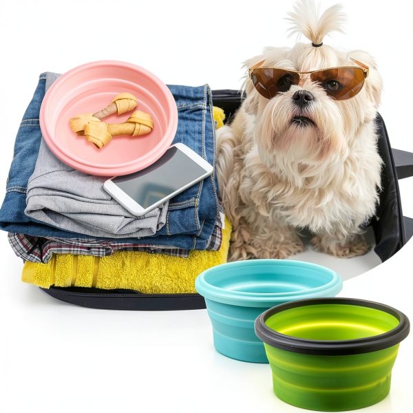 Suclain Collapsible Silicone Camping Bowls Foldable-5
