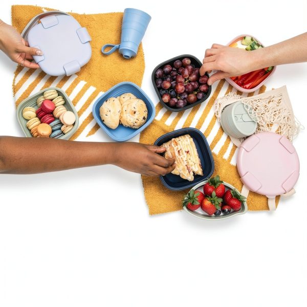 STOJO Collapsible Bowl Silicone Portable Camping Dishwasher-5