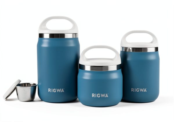 RIGWA LIFE Camping Bowls Insulated Stainless Steel Pods-2