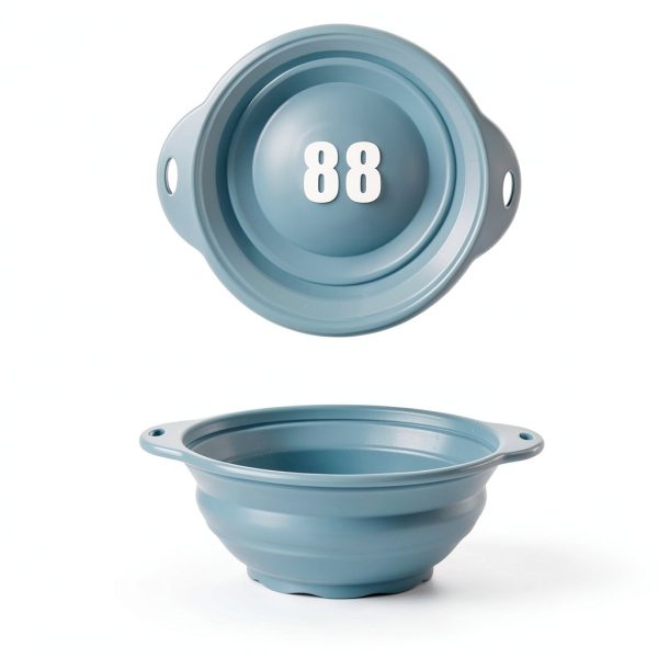 Jovilife Collapsible Silicone Bowl Camping Microwave Safe-1
