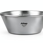 ATiAP Titanium Camping Bowl Lightweight Outdoor Meal Bowl-0