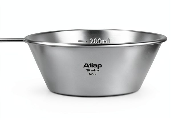 ATiAP Titanium Camping Bowl Lightweight Outdoor Meal Bowl-0