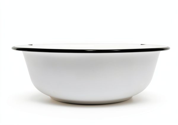 BCD Rustic Enamel Basin Metal Farmhouse Kitchen Decor-2