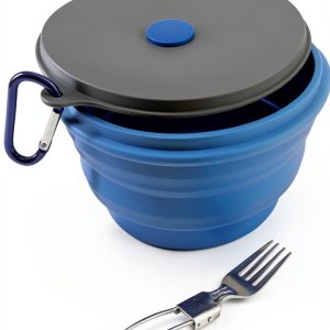 Mr Peanuts Collapsible Silicone Bowl Set Camping Durable-0