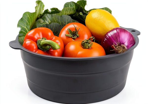 Fchil Collapsible Silicone Bowl Camping Mixing Storage-0