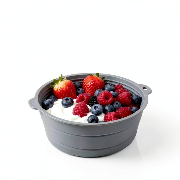 Fchil Collapsible Silicone Bowl Camping Mixing Storage-6