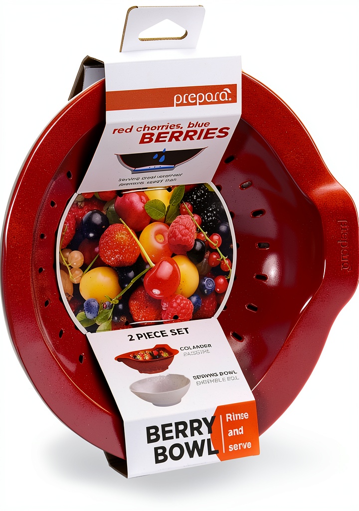Prepara Berry Bowl showing colander and reservoir design