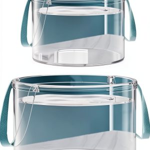 NentMent Folding Water Bucket Plastic Lightweight Camping-0