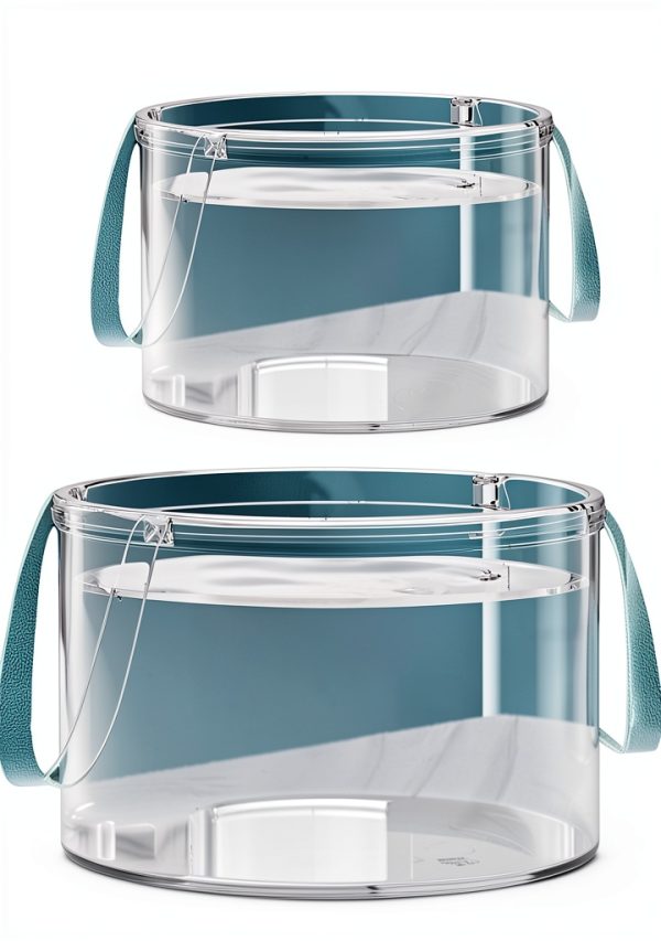 NentMent Folding Water Bucket Plastic Lightweight Camping-0
