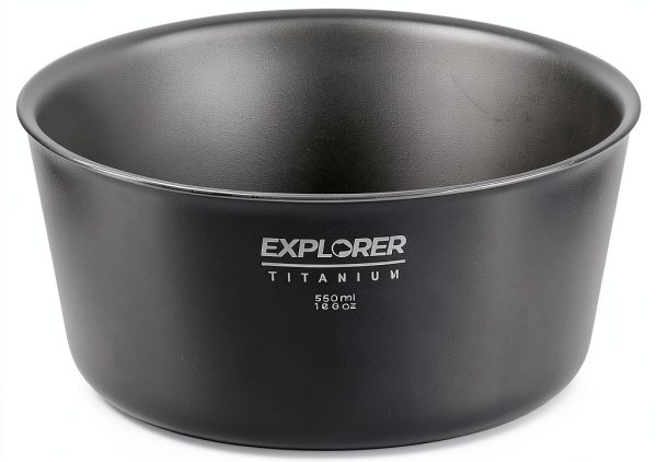 Explorer Bear Titanium Camping Bowl Foldable Heat Resistant-2