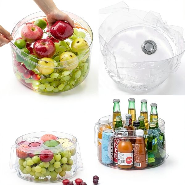 NentMent Folding Water Bucket Plastic Lightweight Camping-5