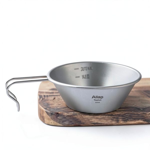 ATiAP Titanium Camping Bowl Lightweight Outdoor Meal Bowl-3
