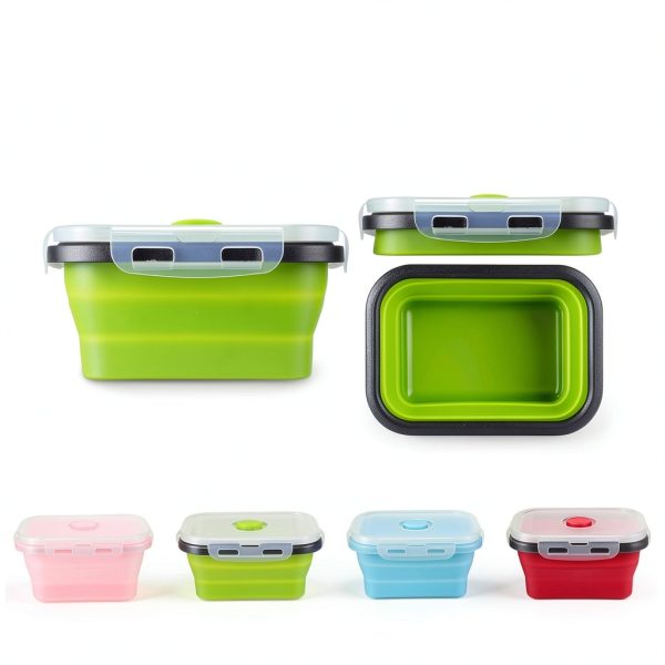 Potchen Collapsible Camping Bowls Silicone Dishwasher Safe-1