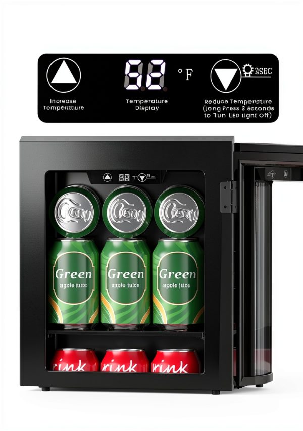 Kismile Mini Fridge Compact Refrigerator-3