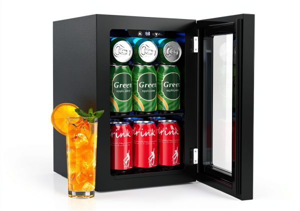 Kismile Mini Fridge Compact Refrigerator-0