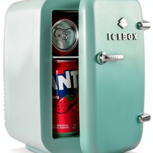 ICEBOX Mini Refrigerator 4L Compact Fridge Mint Green-0
