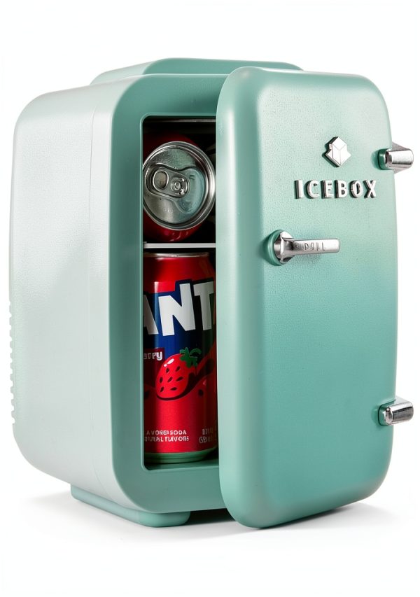 ICEBOX Mini Refrigerator 4L Compact Fridge Mint Green-0