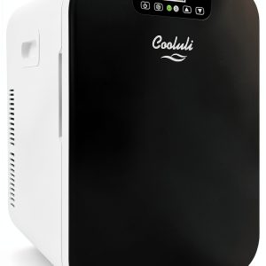 Cooluli 20L Compact Mini Fridge Black with Digital Temp Control-0