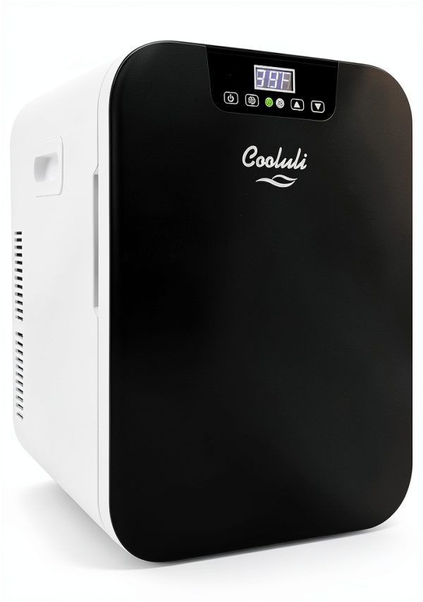 Cooluli 20L Compact Mini Fridge Black with Digital Temp Control-0