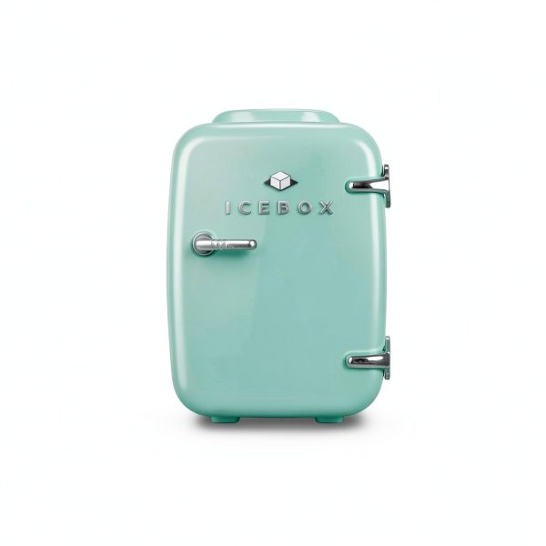 ICEBOX Mini Refrigerator 4L Compact Fridge Mint Green-5