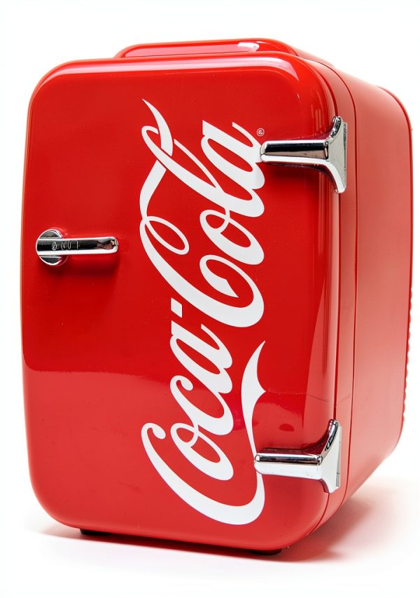 Cooluli Coca-Cola Vintage Chic 4L Mini Fridge Portable Red-0