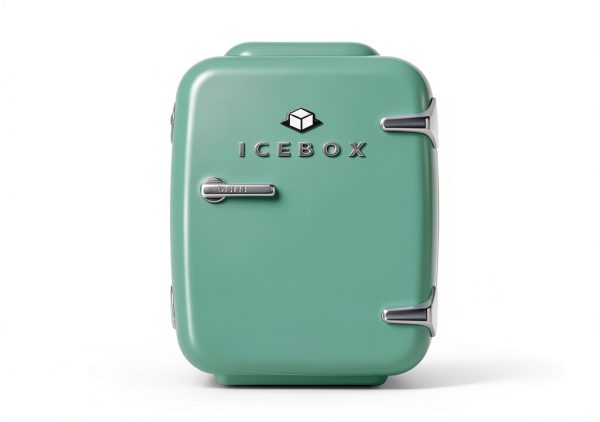 ICEBOX Mini Refrigerator 4L Compact Fridge Mint Green-2