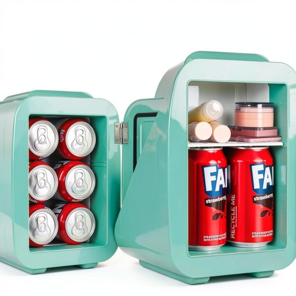 ICEBOX Mini Refrigerator 4L Compact Fridge Mint Green-3