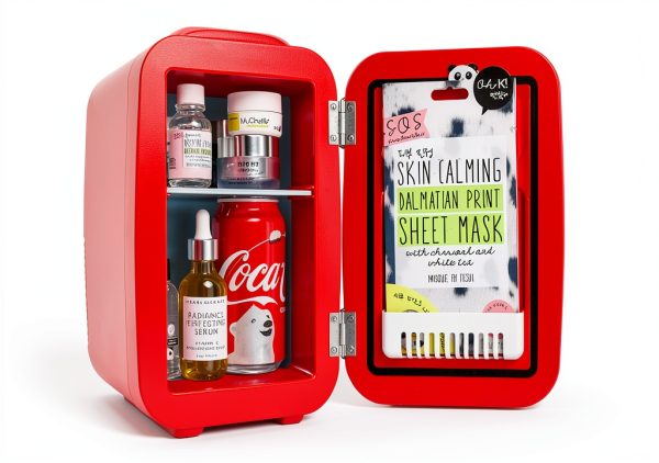 Cooluli Coca-Cola Vintage Chic 4L Mini Fridge Portable Red-2