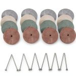 Silicone Rubber Polishing Wheels 40pcs + 12 Shank 4 Colors SaferCCTV-0
