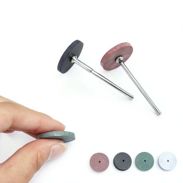 Silicone Rubber Polishing Wheels 40pcs + 12 Shank 4 Colors SaferCCTV-2