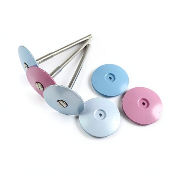 Dental Lab Polishing Wheels Tazrigo Fine Set Blue 22x3.5mm-4