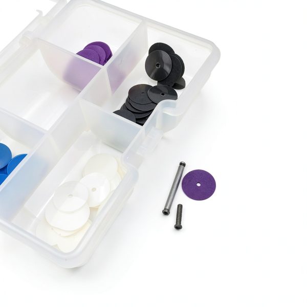 BELEON Dental Abrasive Discs with Metal Connector 100pcs Polishing Set-4