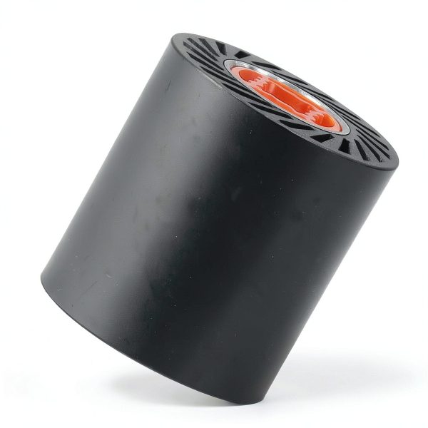 Rubber Burnishing Wheel Hyuduo 100mm Black Polishing with Aluminum-3