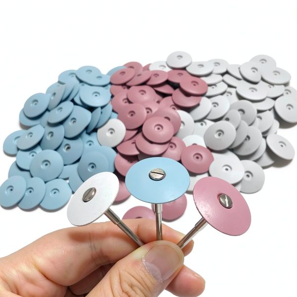Dental Lab Polishing Wheels Tazrigo Fine Set Blue 22x3.5mm-3