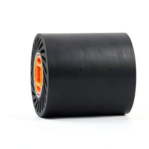 Rubber Burnishing Wheel Hyuduo 100mm Black Polishing with Aluminum-2