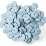 Dental Lab Polishing Wheels Tazrigo Fine Set Blue 22x3.5mm-0