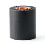 Rubber Burnishing Wheel Hyuduo 100mm Black Polishing with Aluminum-0