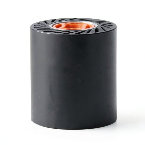 Rubber Burnishing Wheel Hyuduo 100mm Black Polishing with Aluminum-0