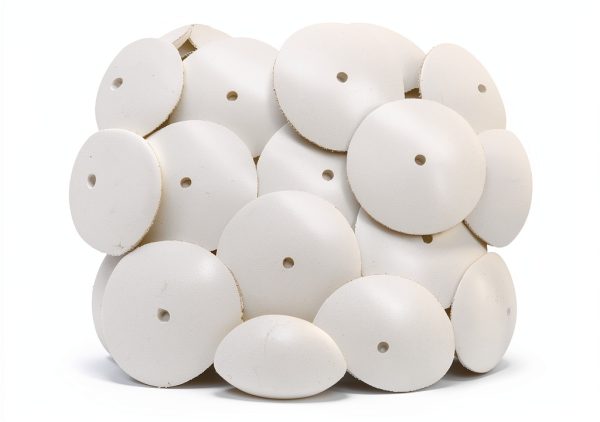 JTS Knife Edge Silicone Polisher Wheels 5/8”Dia High Luster Finish Useful for Various Metals and Alloys White Coarse Pack of 10 Made in Germany-1